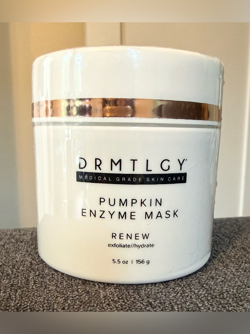 DRMTLGY Pumpkin Enzyme Mask Renew 5.5 oz NEW- Sealed and Unopened